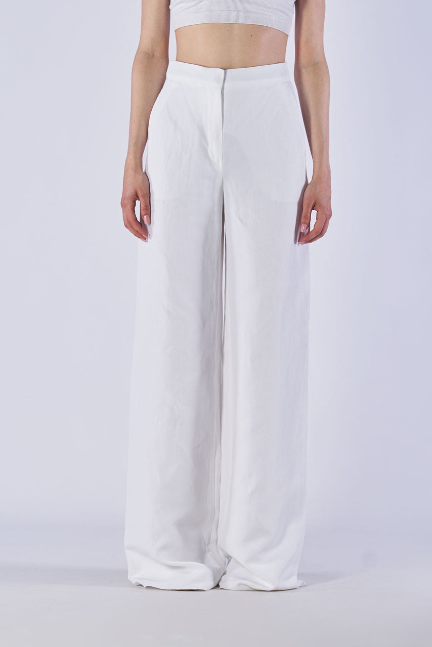 viscose/linen gary canvas trousers