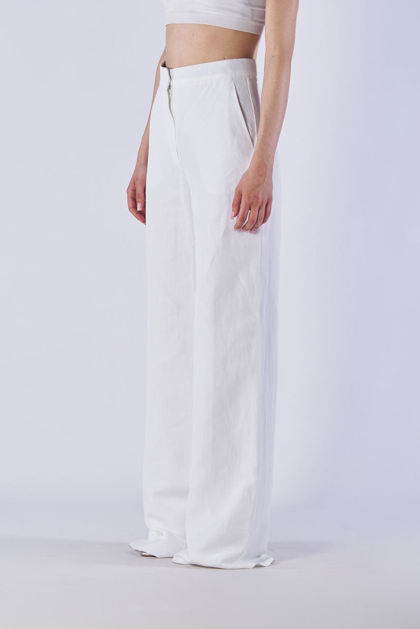 viscose/linen gary canvas trousers