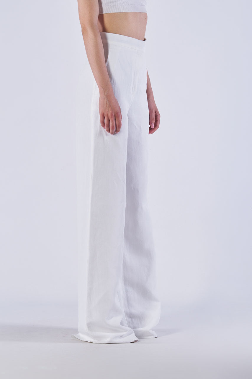 viscose/linen gary canvas trousers