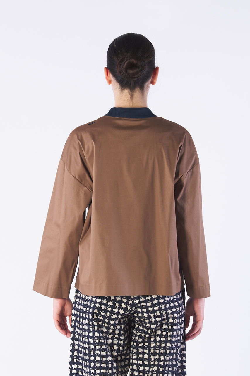 Gioia shirt, mono-elastic poplin